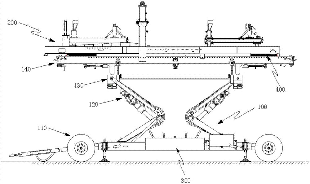 Engine demounting and mounting trailer