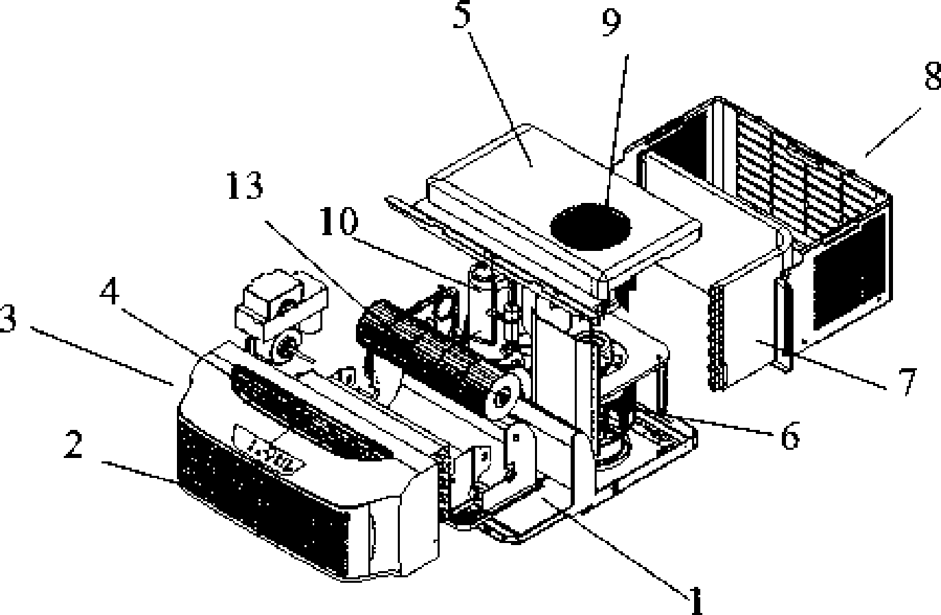 Air intake structure of window air conditioner