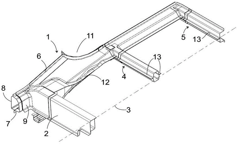 Structure formed by multiple parts