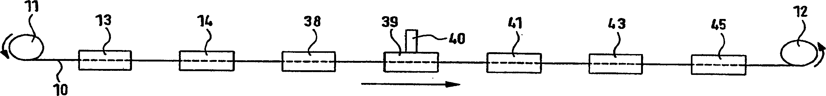 Method for selectively electroplating strip-shaped metal support material