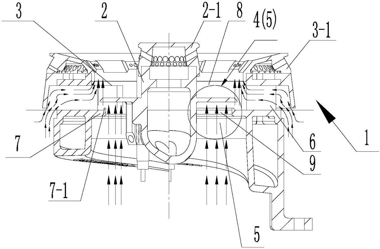 Combustor head