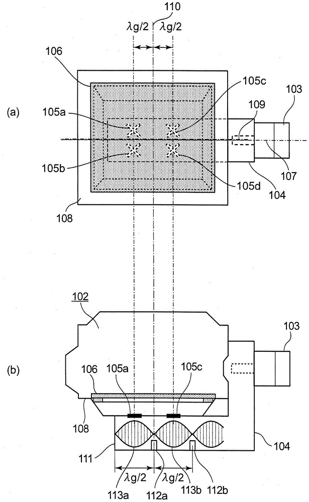 Microwave heating device