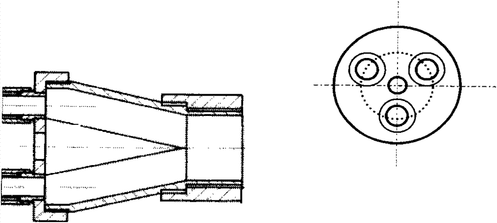 Light condensation-light conversion composite reinforced type solar photocatalysis water-decomposition hydrogen-production system