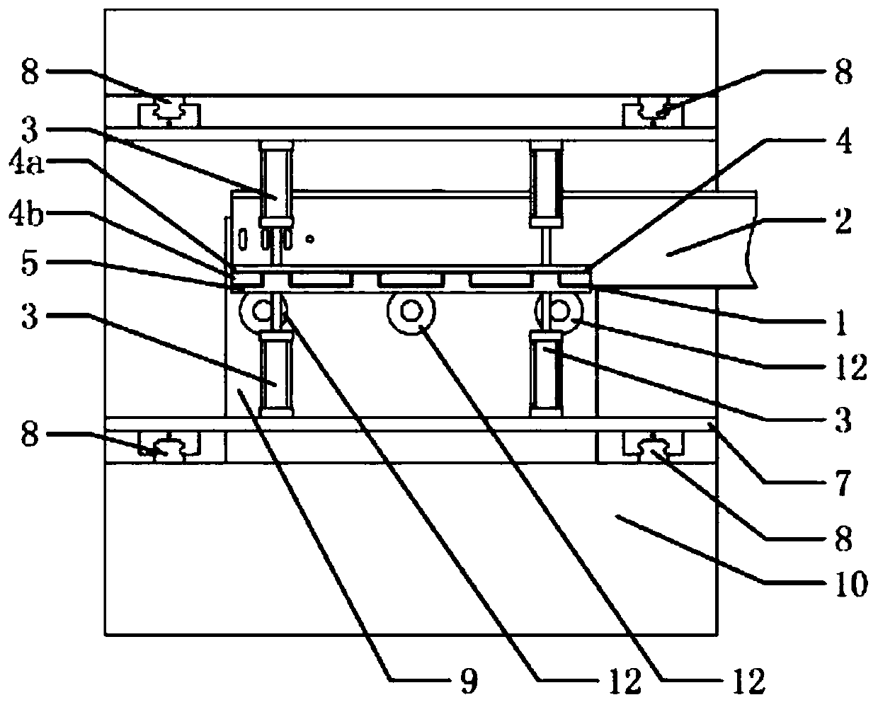 A tooth-shaped multi-pole T-connection projection welding method for cable trays