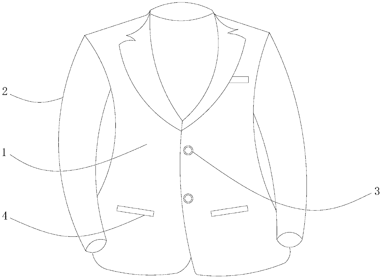 Suit and preparation process thereof