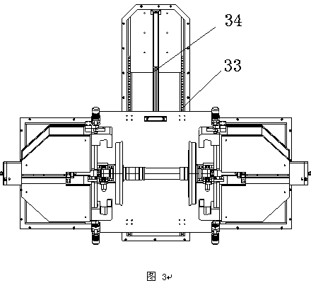 Double-end jaw-type wheel pair withdrawal machine