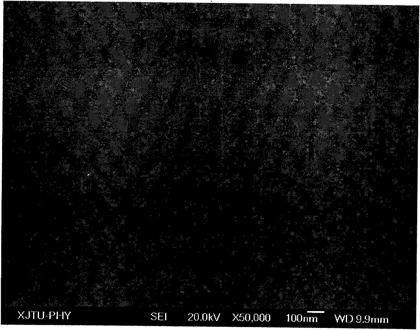 Method for preparing hydrogenated silicon film by utilizing magnetron sputtering