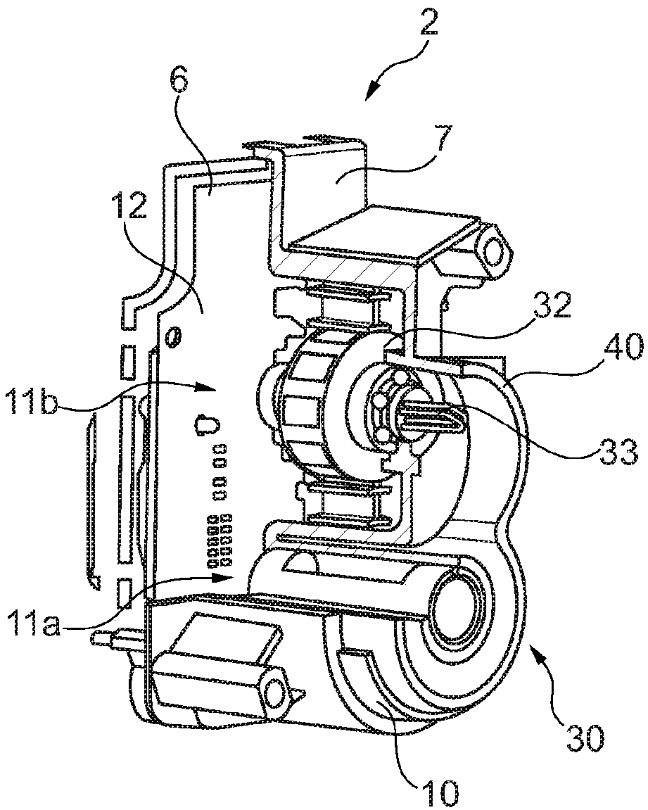 Actuators with axially positioned and fixed components