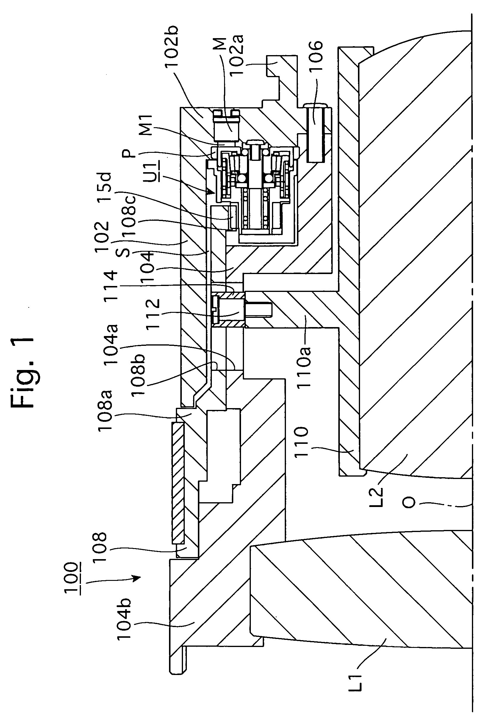 One-way rotational transfer mechanism, and a lens barrel incorporating the same