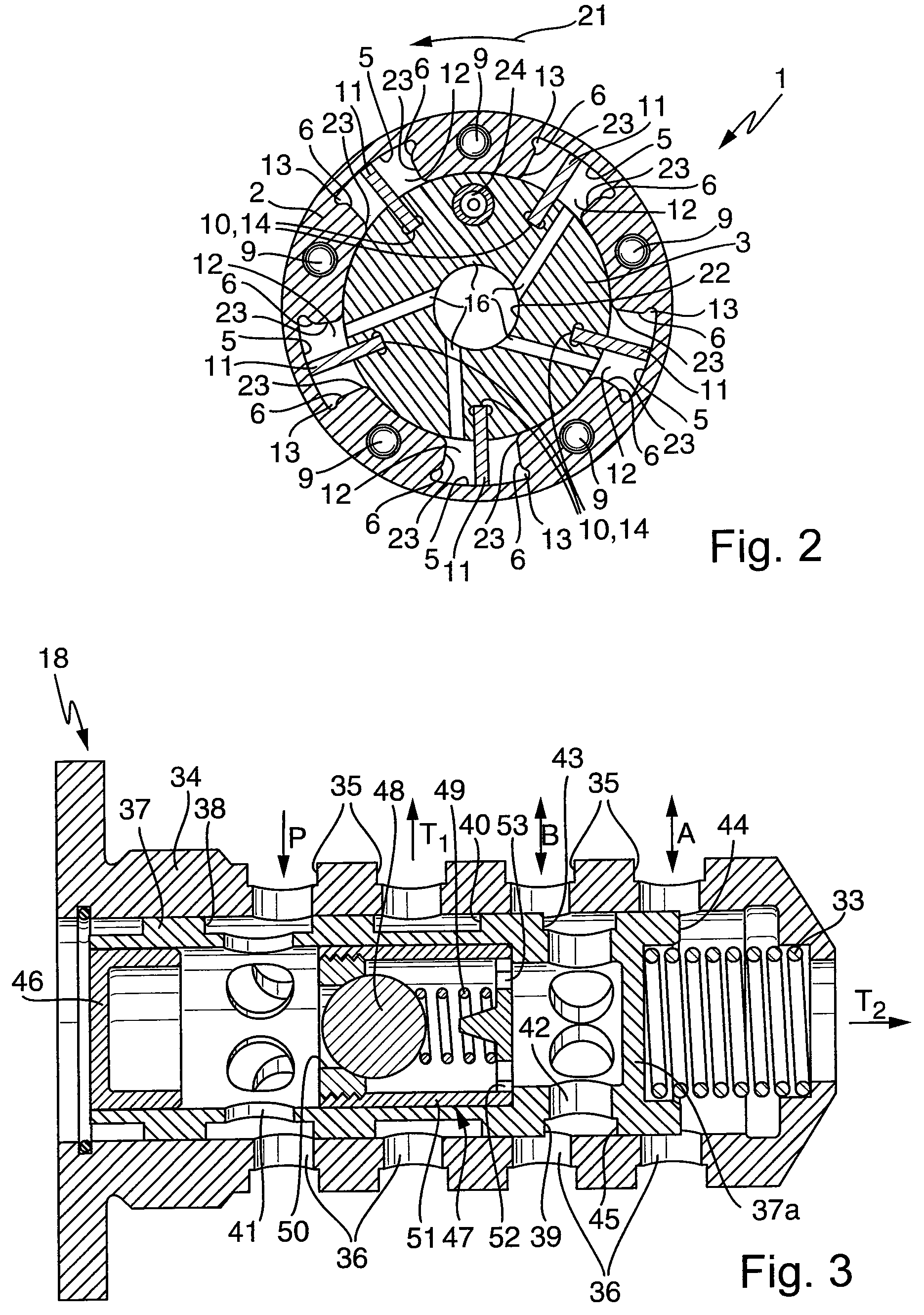 Control valve for a device for changing the control times of an internal combustion engine