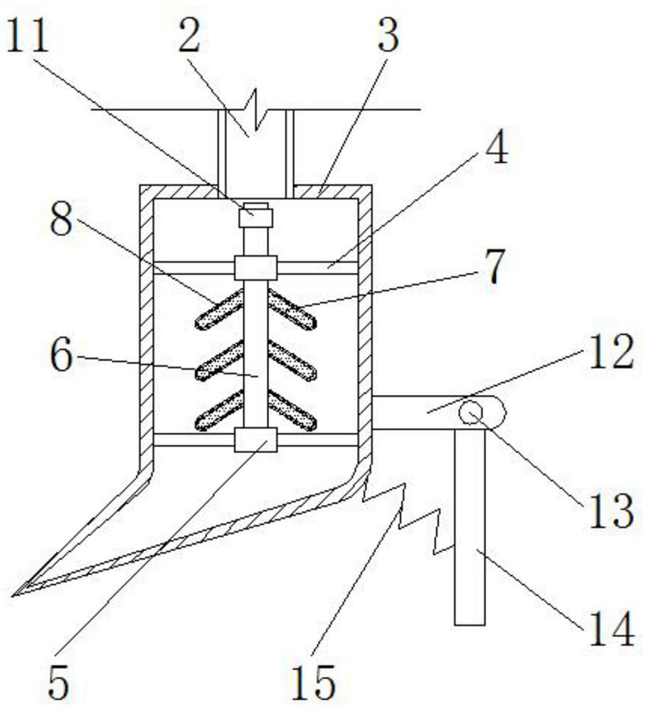 A plow rotary seeding structure for agricultural machinery to prevent clogging