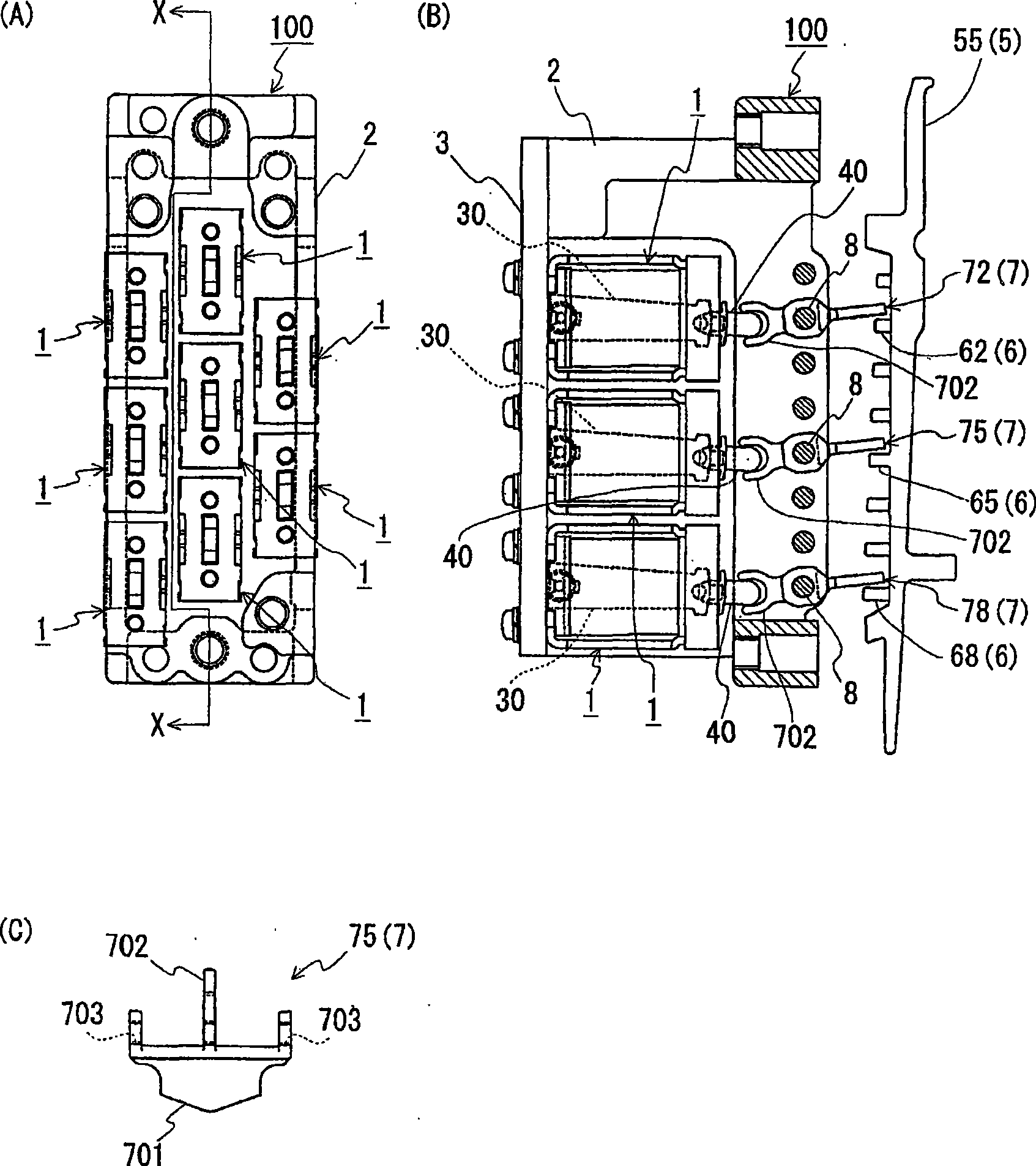 Needle selecting apparatus of flat knitting machine