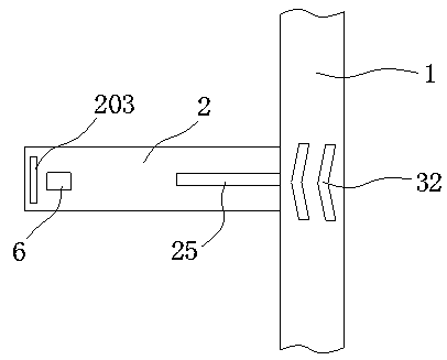 Door opening simulated anti-collision warning device used before car door opening