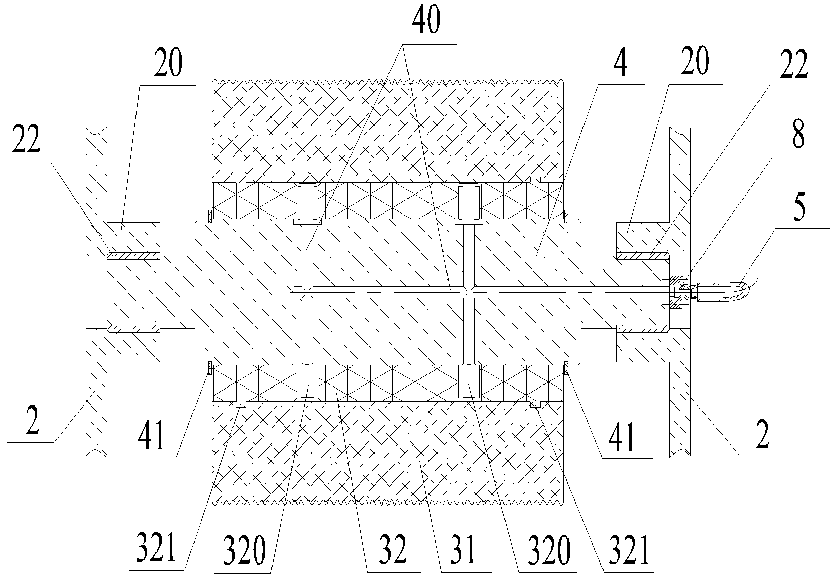 Chain lubrication device and forklift