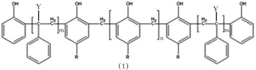 Grafted alkylphenol phenolic resin and preparation method thereof