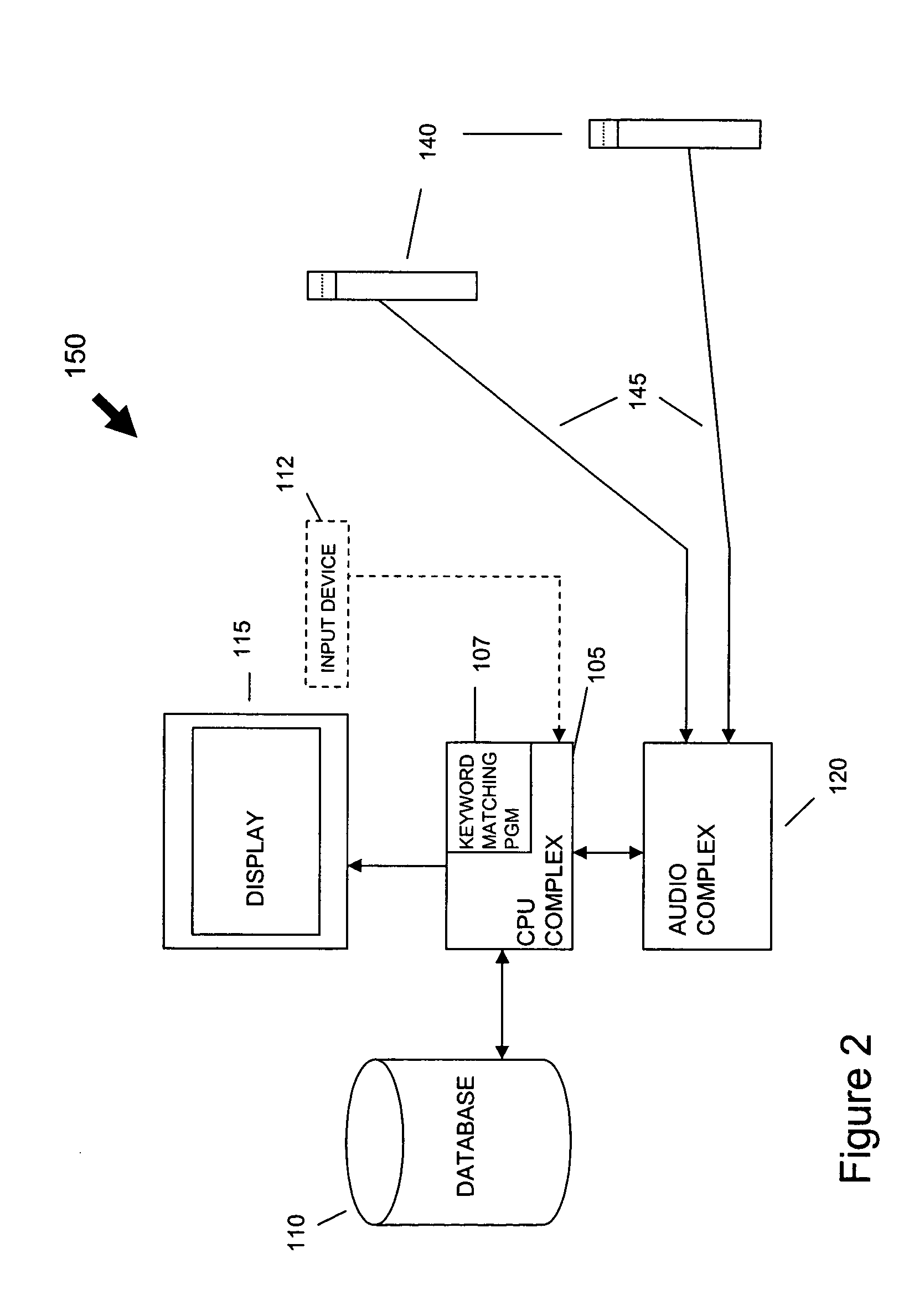 Method and system for keyword detection using voice-recognition