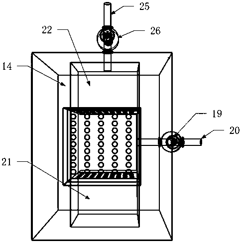 PRB indoor test device system capable of adjusting multiple influence factors