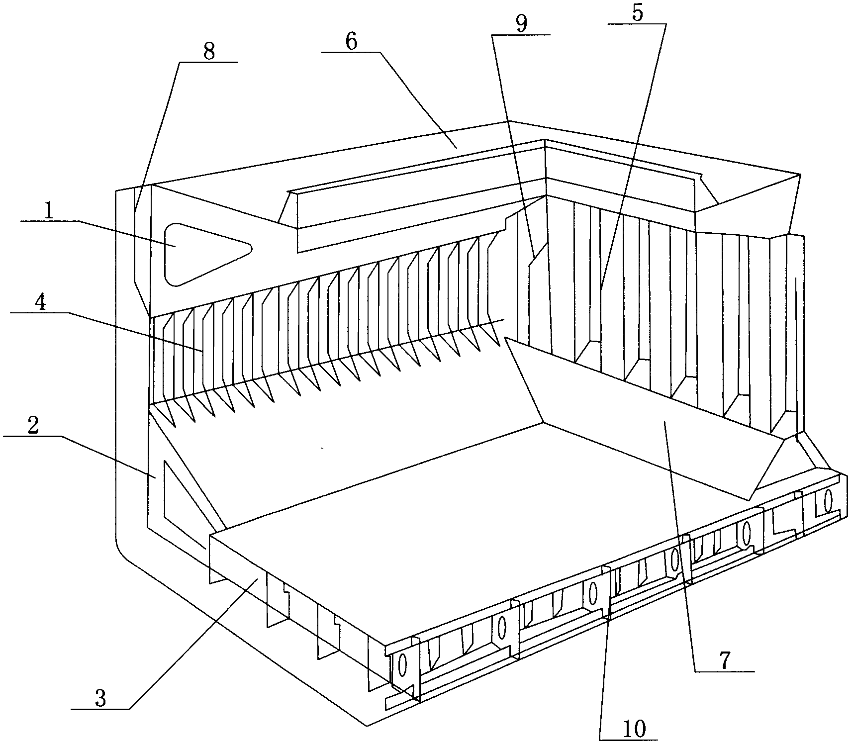Bilge mechanism of bulk cargo ship