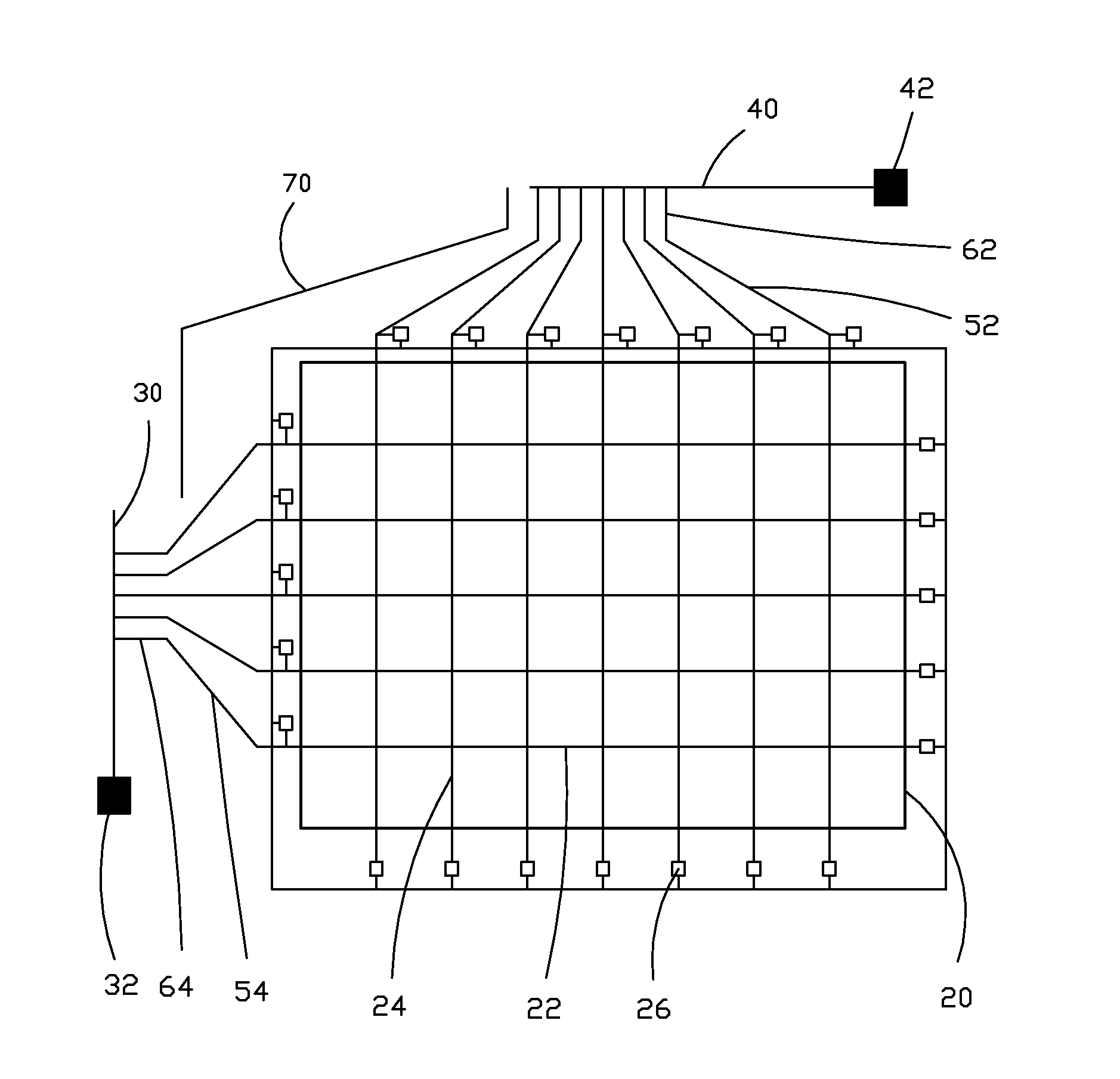 Anti-static structure of array substrate