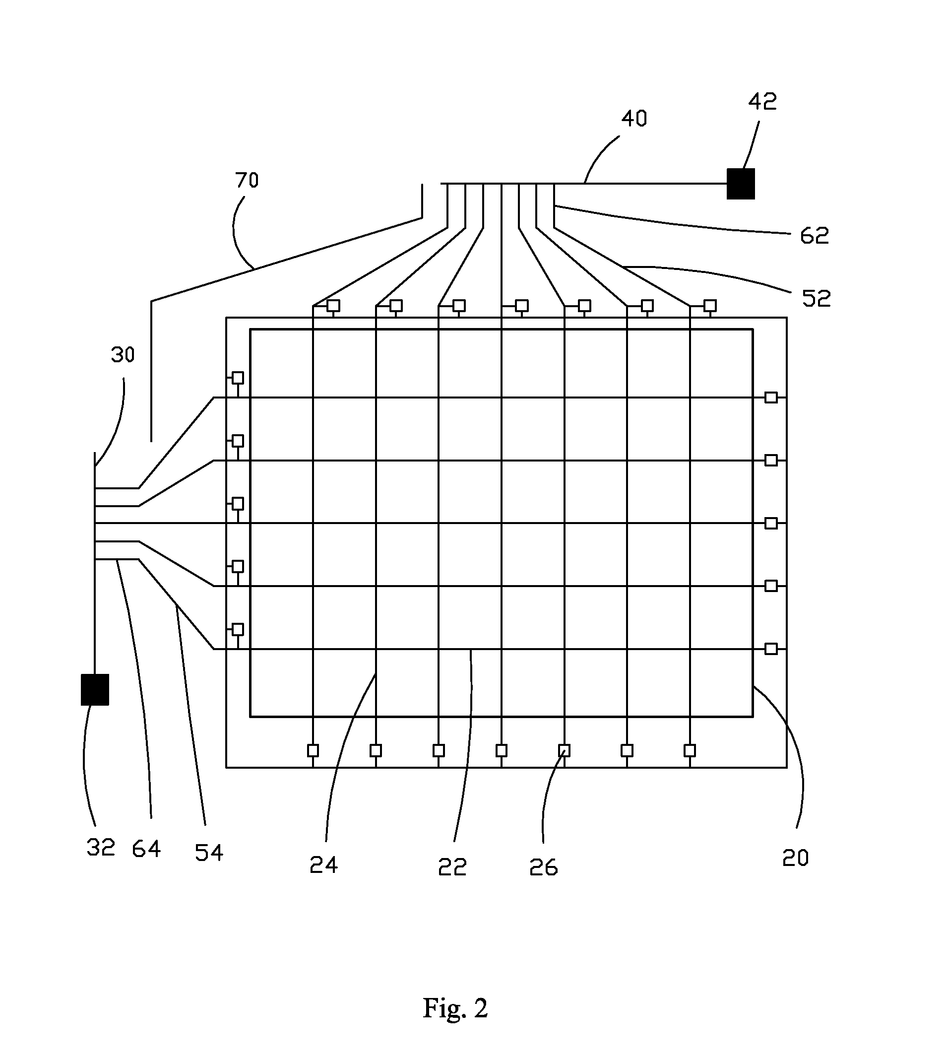 Anti-static structure of array substrate