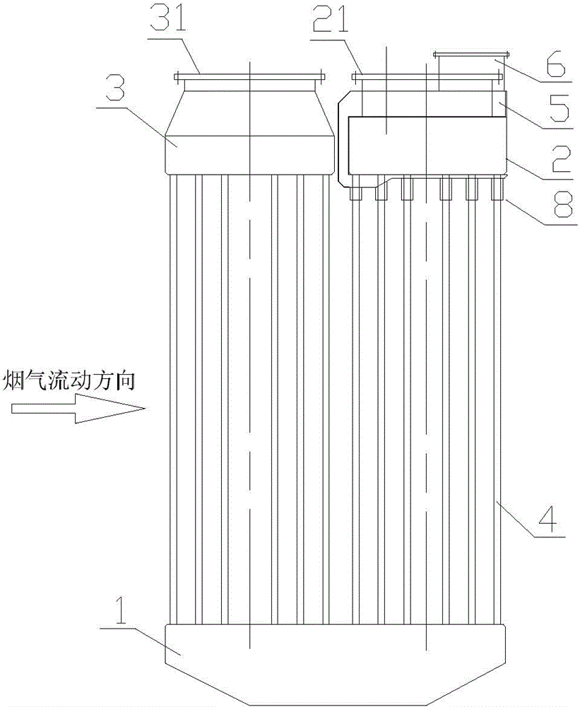 Low temperature protection device for metal heat exchange tube of preheater