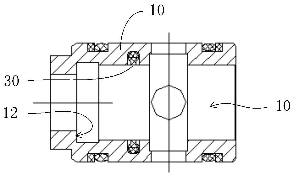 An assembly tooling and assembly method for a small-sized composite seal