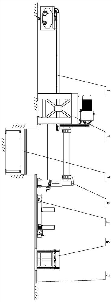 Working method of hanging roller overturning vertical demolding pipe manufacturing equipment