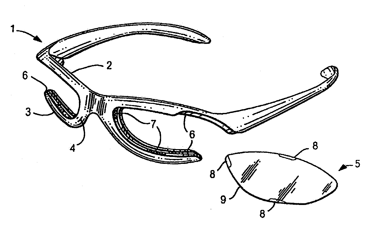 Eyewear frames with magnetic lens attachments