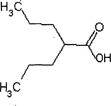 Medicinal composition containing zidovudine, valproic acid or its salt