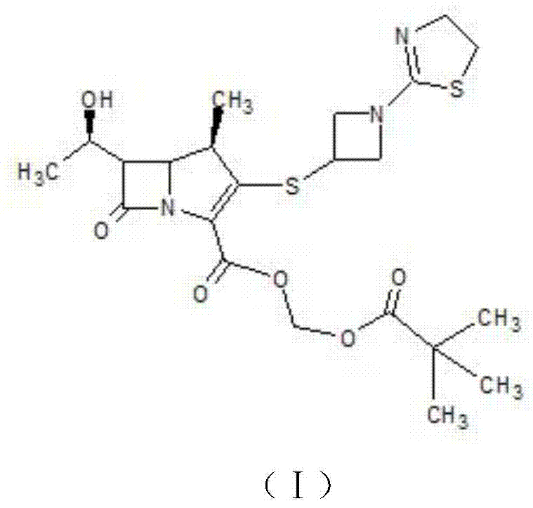Synthetic method for Tebipenem Pivoxil polymer impurity