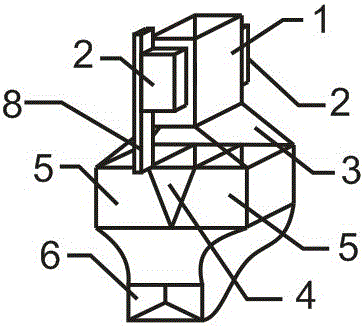 Special adjustable metal separation device for pet bottle flakes