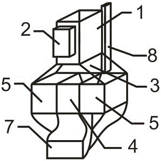 Special adjustable metal separation device for pet bottle flakes