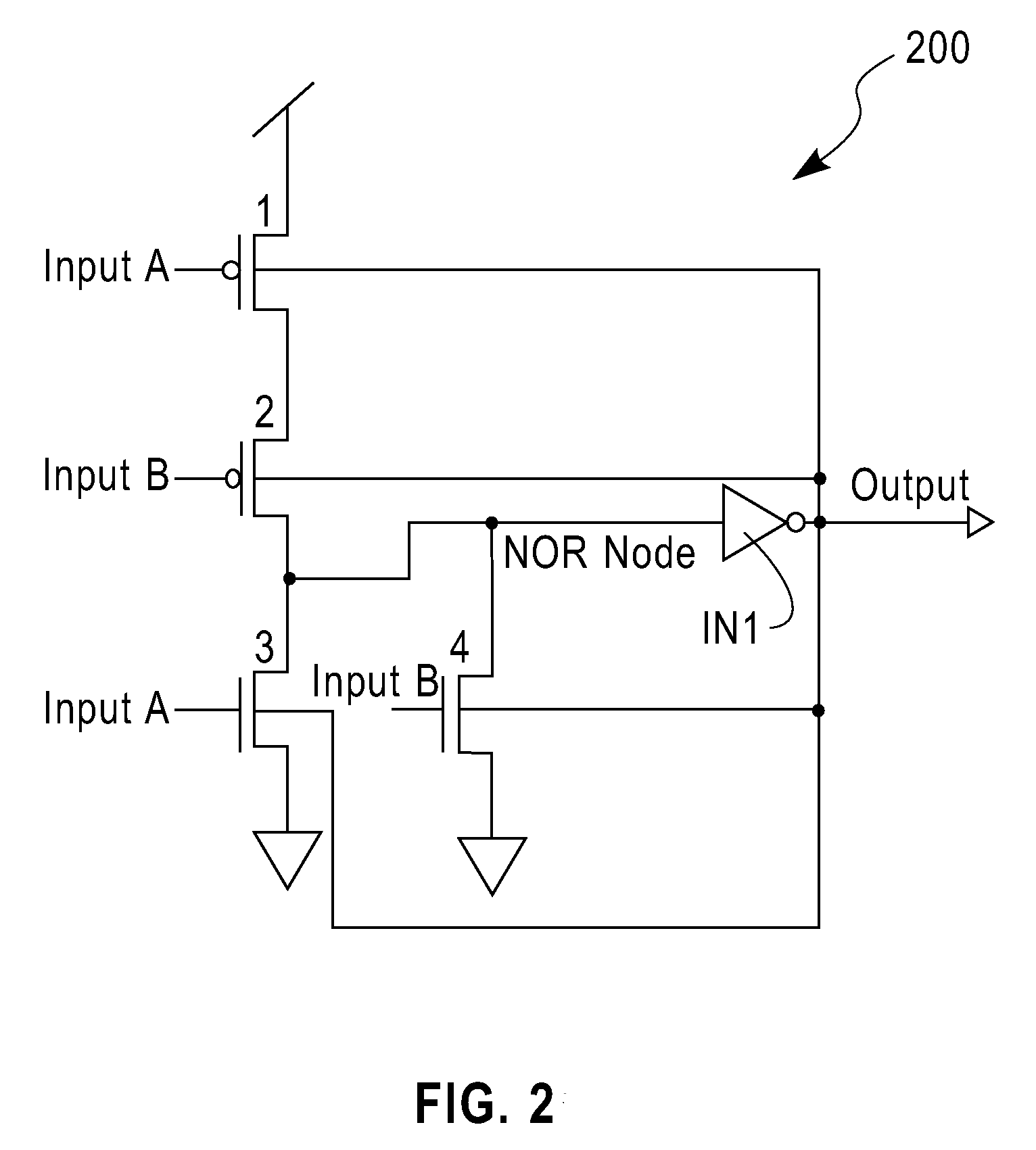 CMOS back-gated keeper technique
