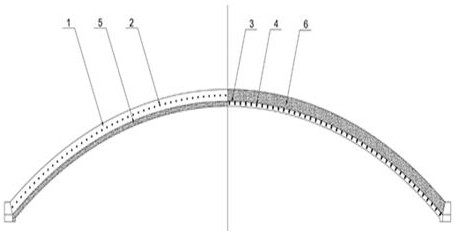 Method for reinforcing an arch bridge by spraying UHPC (Ultra High Performance Concrete) and planting steel bars