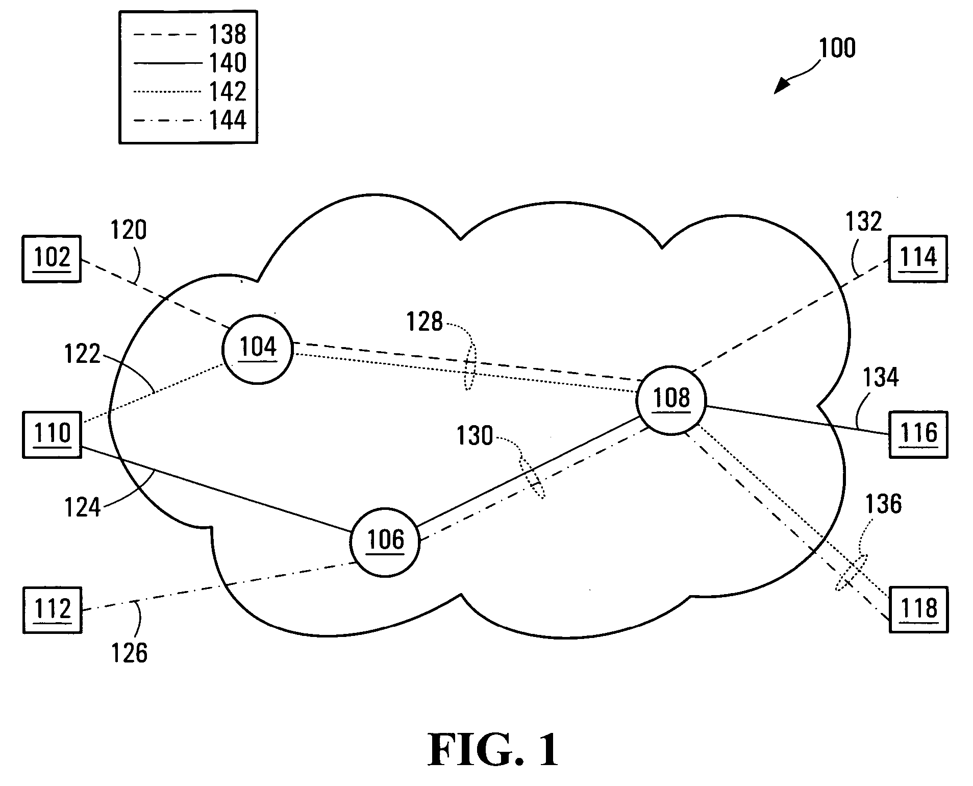 Method and system for transmitting signaling information over a data transport network