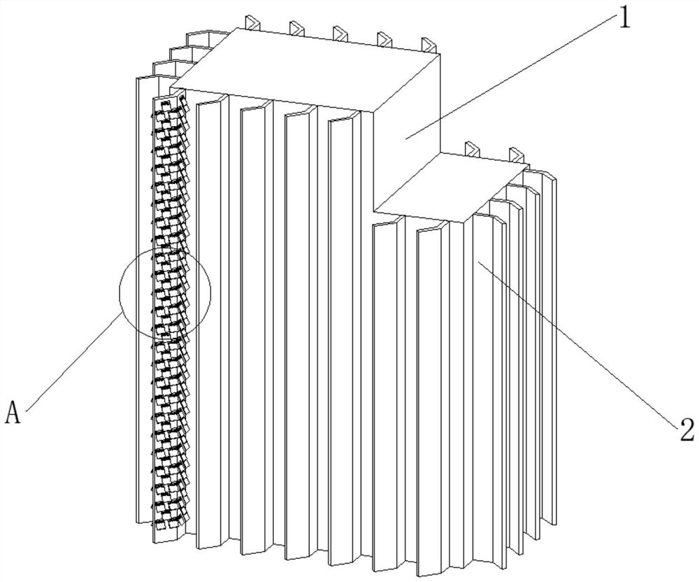 A cooling device for a transformer