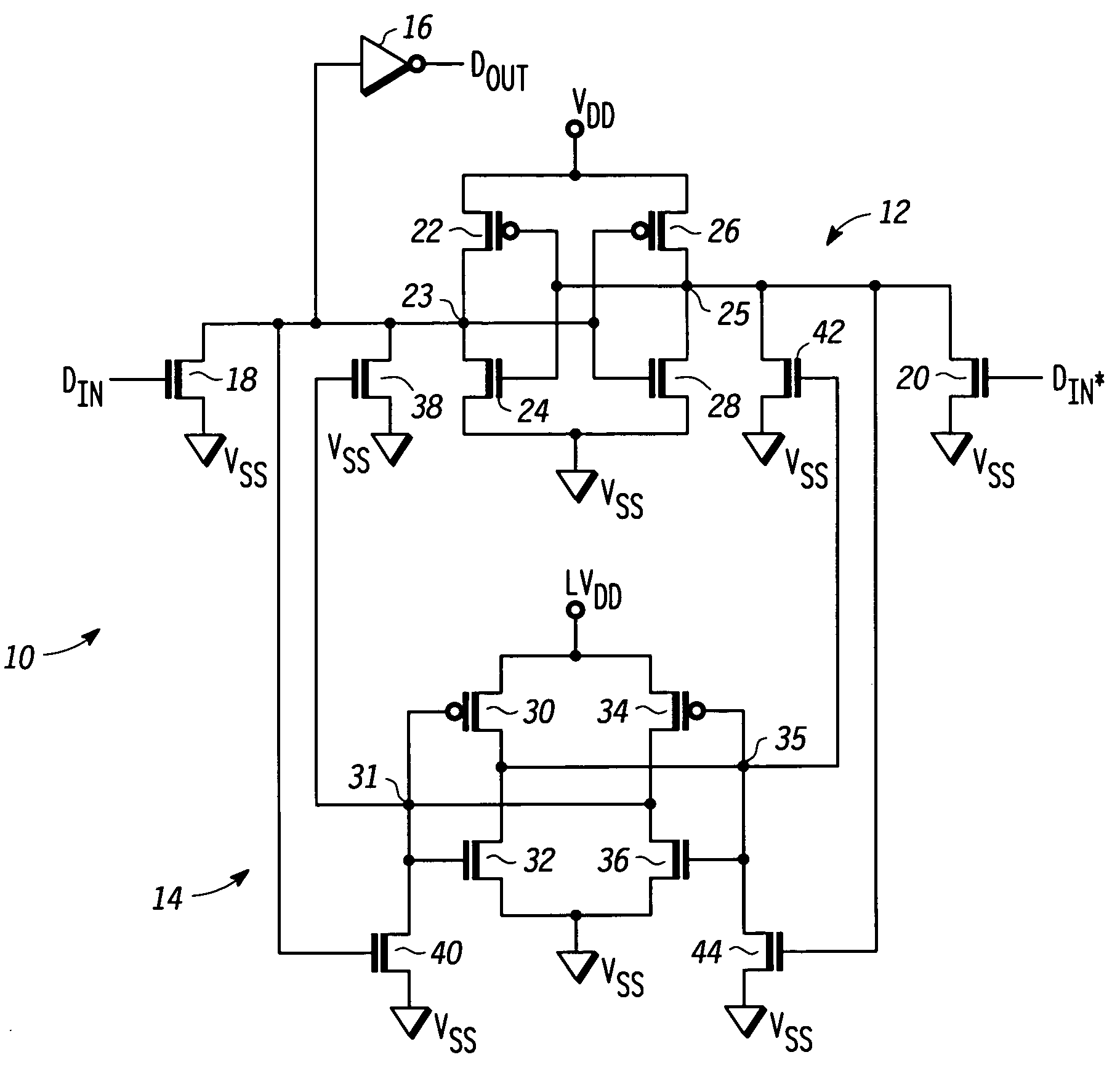 Integrated circuit having a low power mode and method therefor