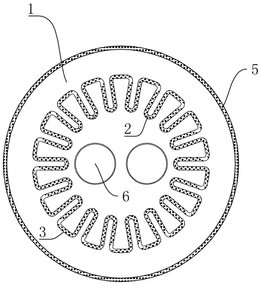 High-heat-absorption fixing roller for high-speed engineering duplicating machine and manufacturing method of high-heat-absorption fixing roller