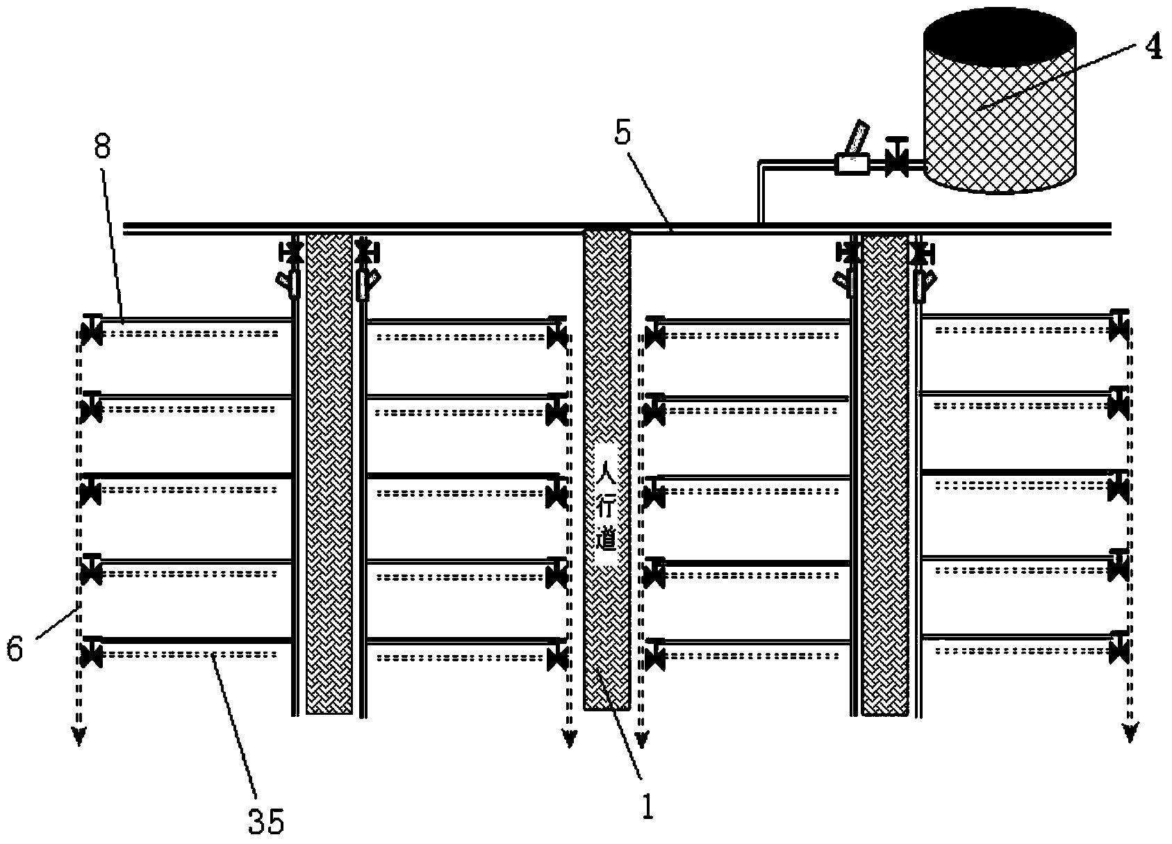 Lawn type bleacher and manufacturing method thereof