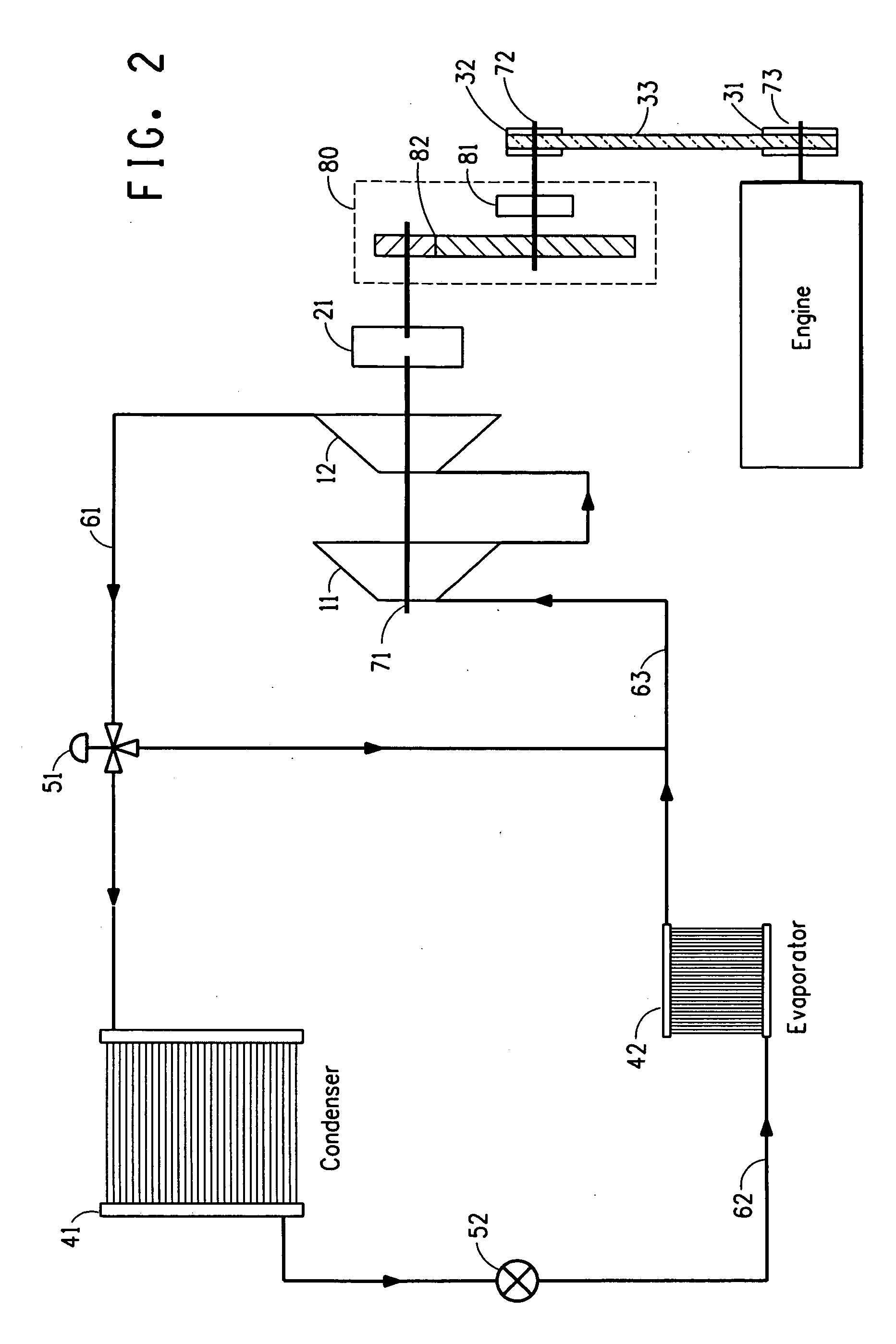 Cooling apparatus powered by a ratioed gear drive assembly