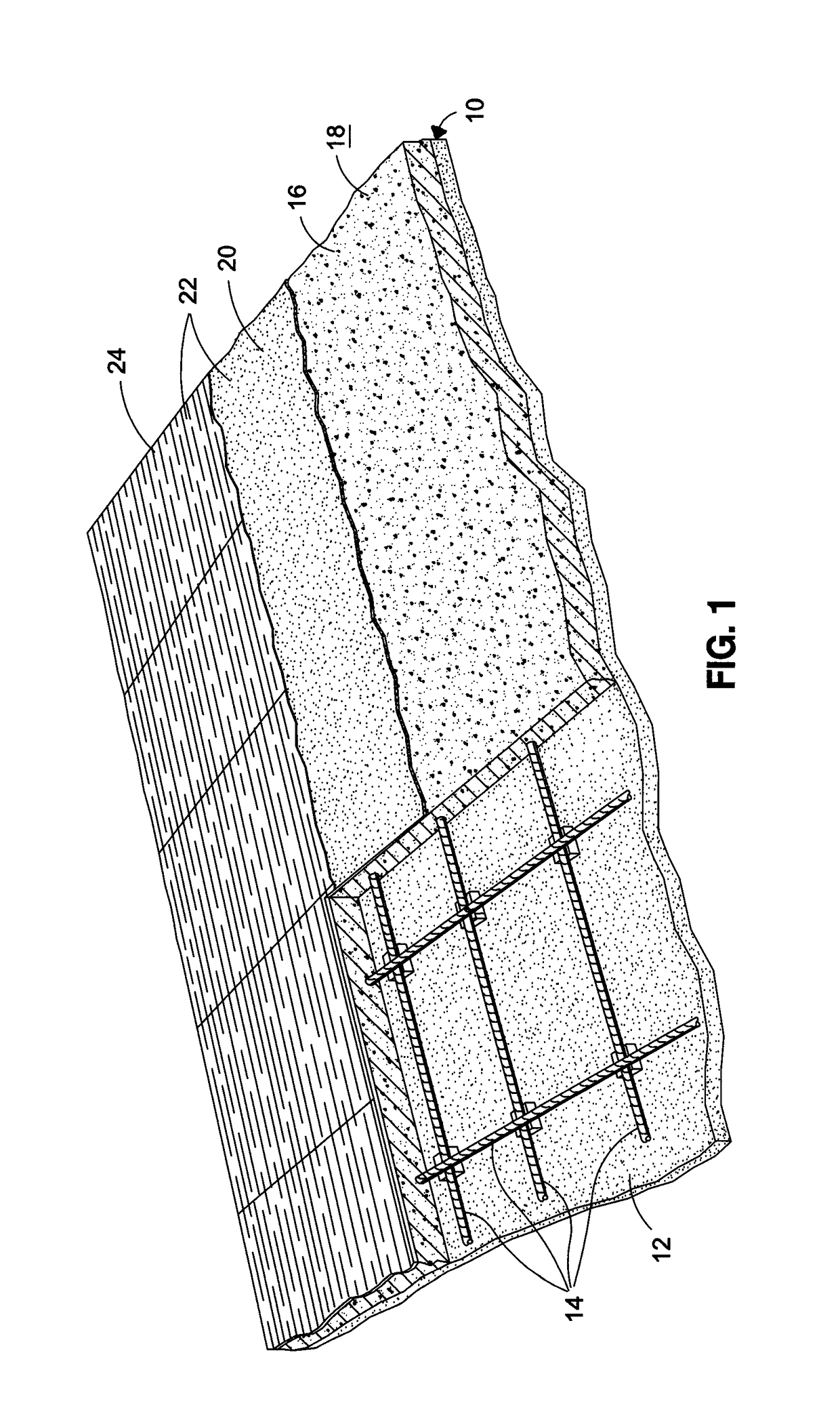 Decorative concrete with uniform surface and method of forming the same
