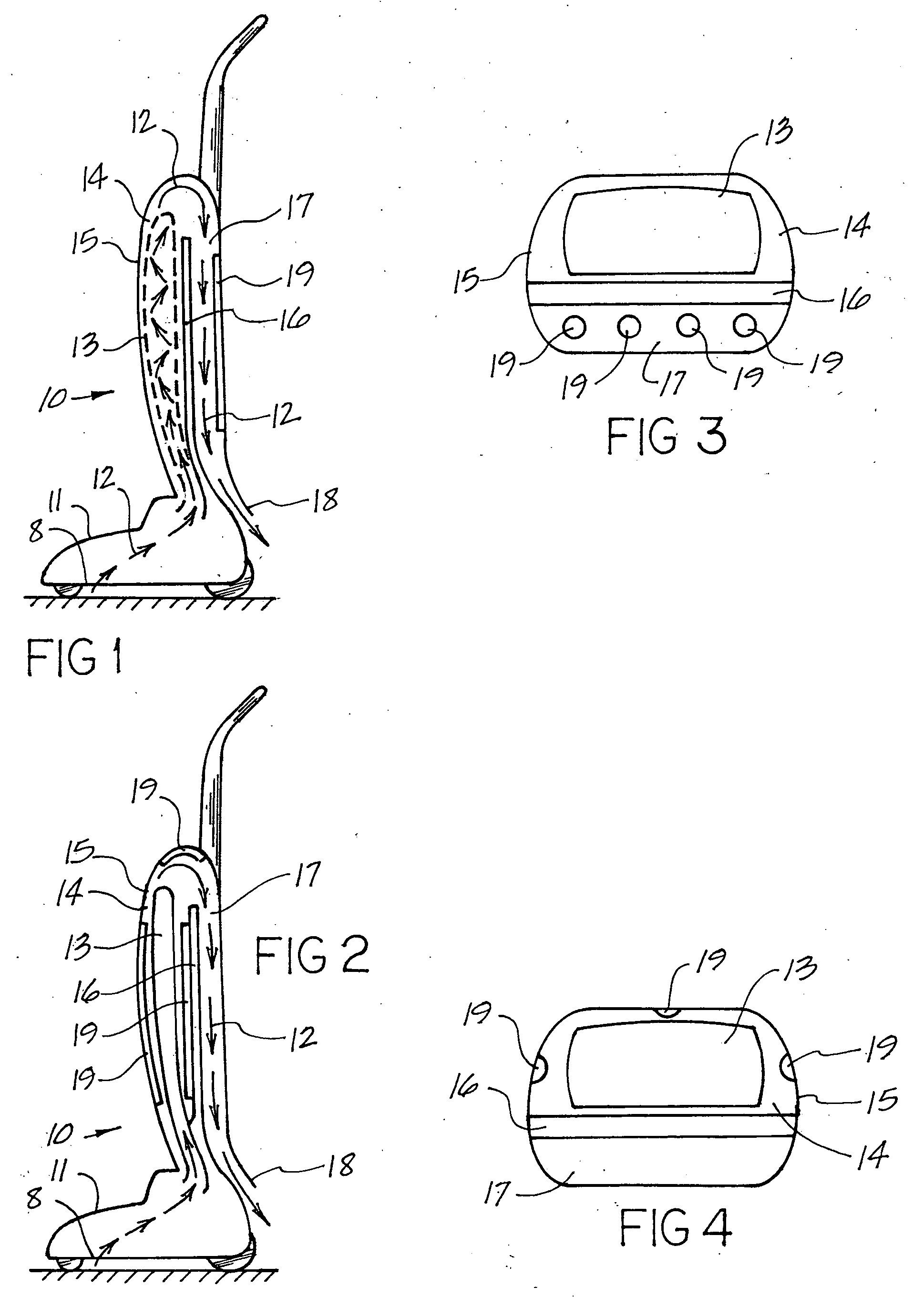 Vacuum apparatus and method using ultraviolet radiation for sanitization