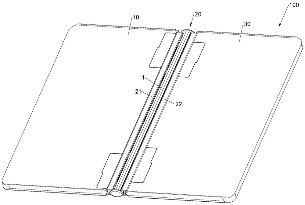 Folding devices and electronic equipment