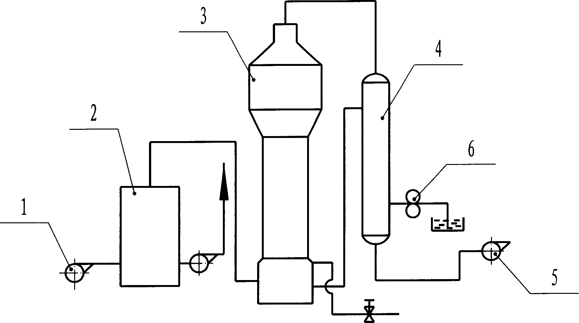 Hot-air mediated evaporation and concentration method