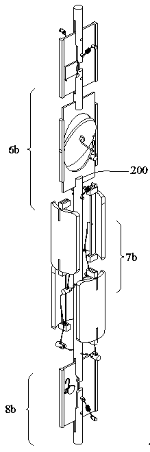 Fluid separation device, shaft structure and method of producing oil or natural gas