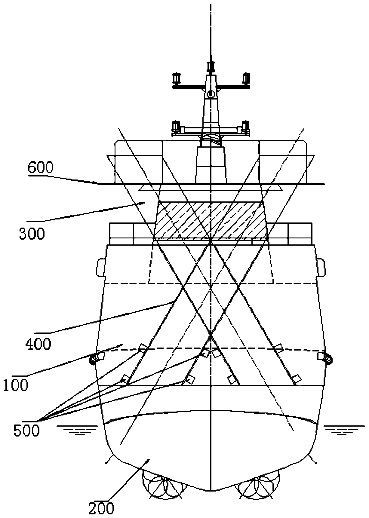 A semi-submersible workboat that can be lifted and transformed