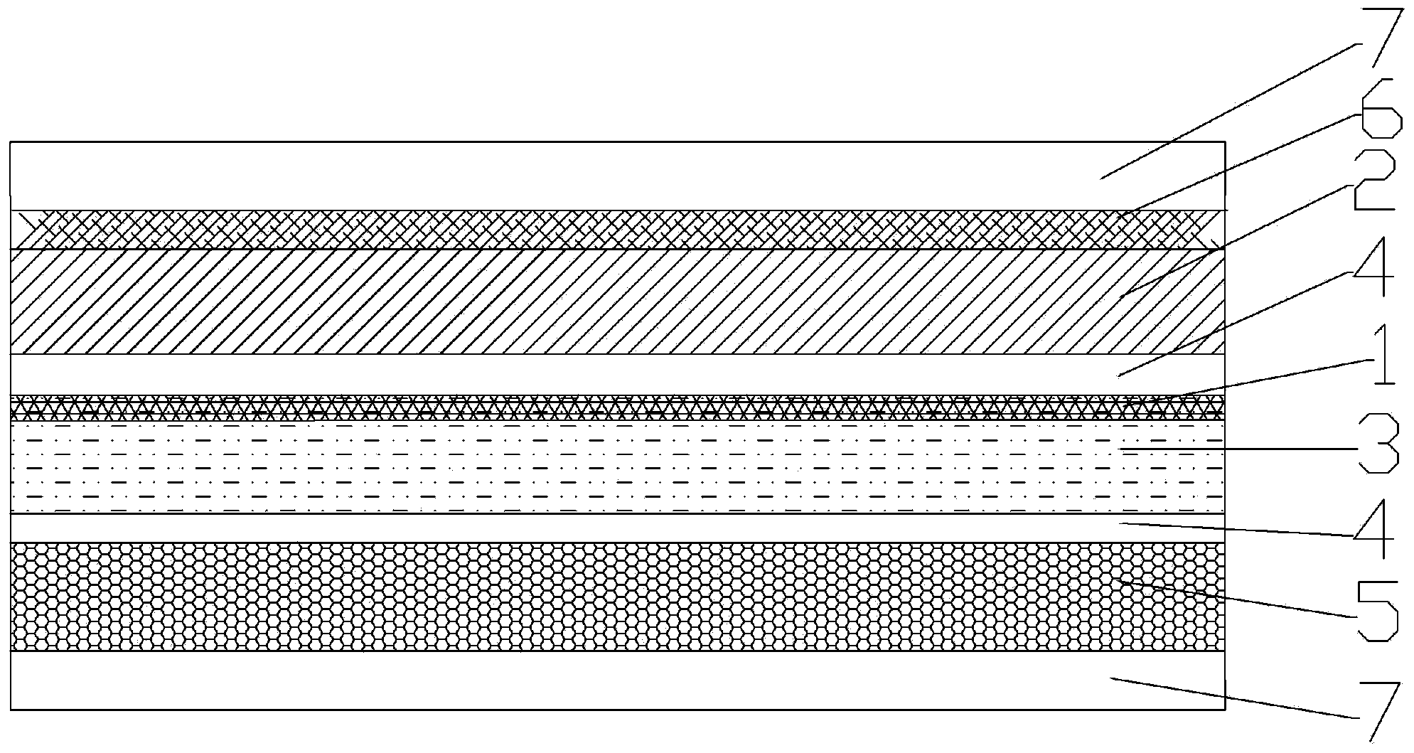 Composite bulletproof plate containing adhesive-bonding synergistic layer and manufacturing method thereof