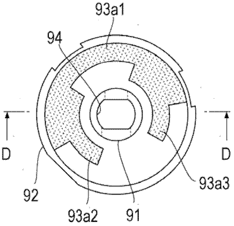 Electric-part clicking mechanism