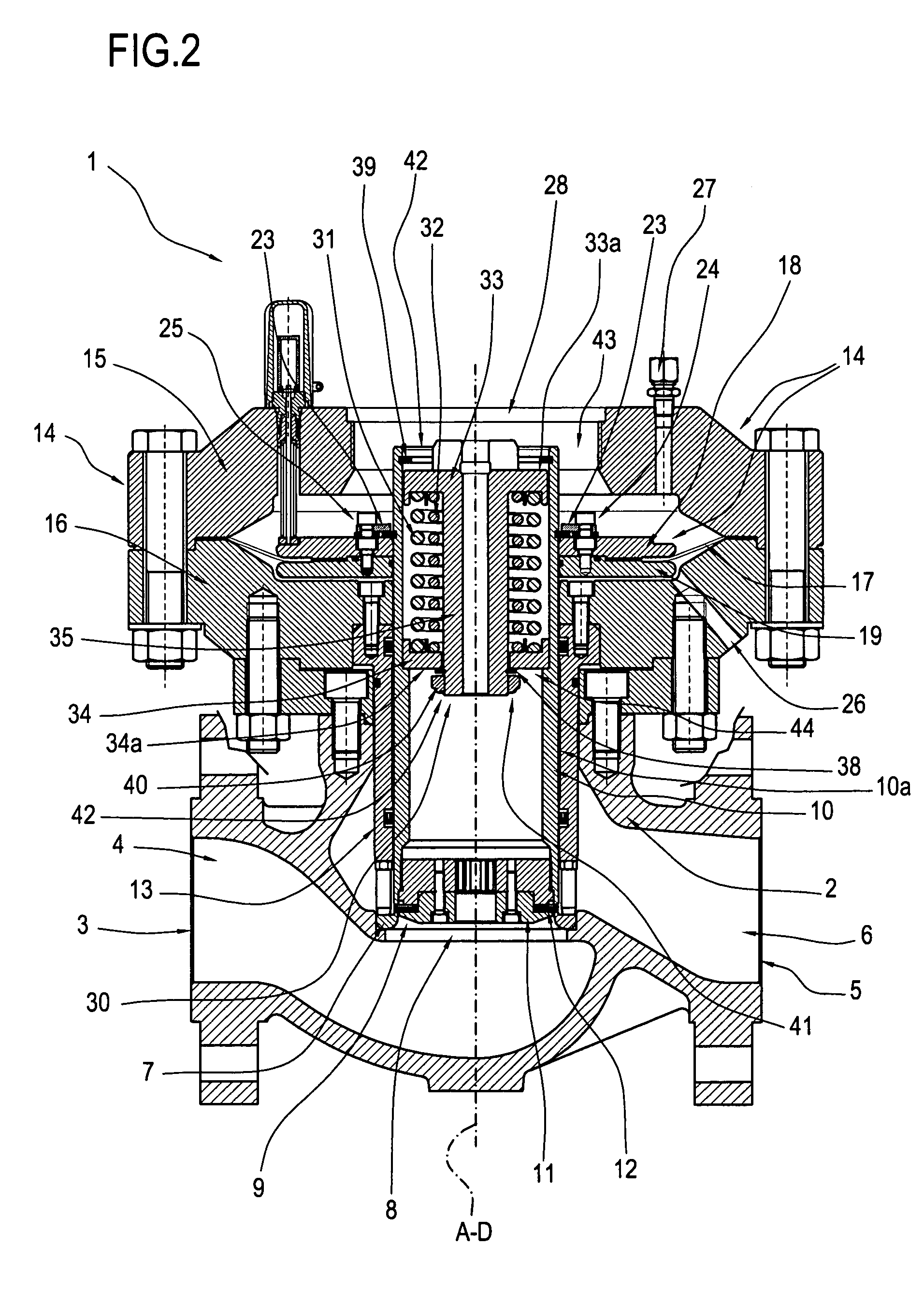 Gas pressure regulator and method for assembling and disassembling the regulator