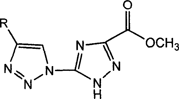 Bi-triazole compound, preparation method and application thereof